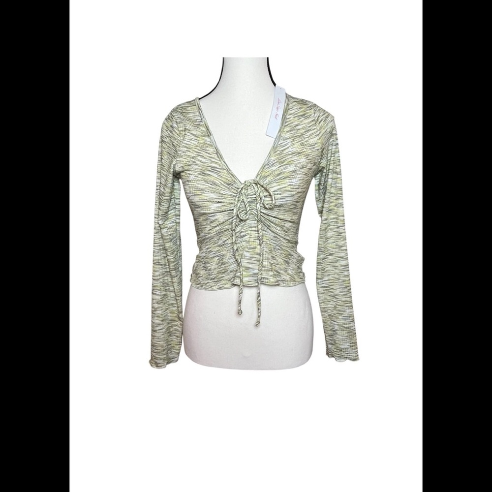 Lisa Says Gah green  Long Sleeve Top